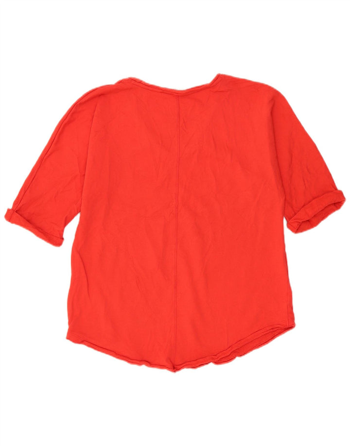 Top feminino Marks & Spencer Per Una oversized manga 3/4 Reino Unido 10 pequeno vermelho