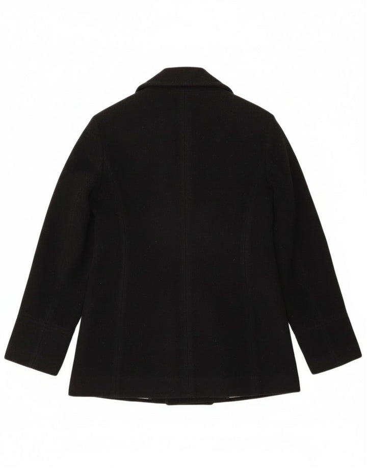 Casaco feminino Calvin Klein Pea UK 4 pequeno lã preta