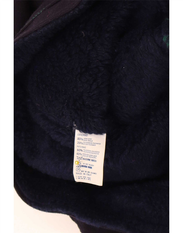 Jaqueta utilitária feminina POP 84 manga 3/4 oversized UE 36 pequena azul marinho