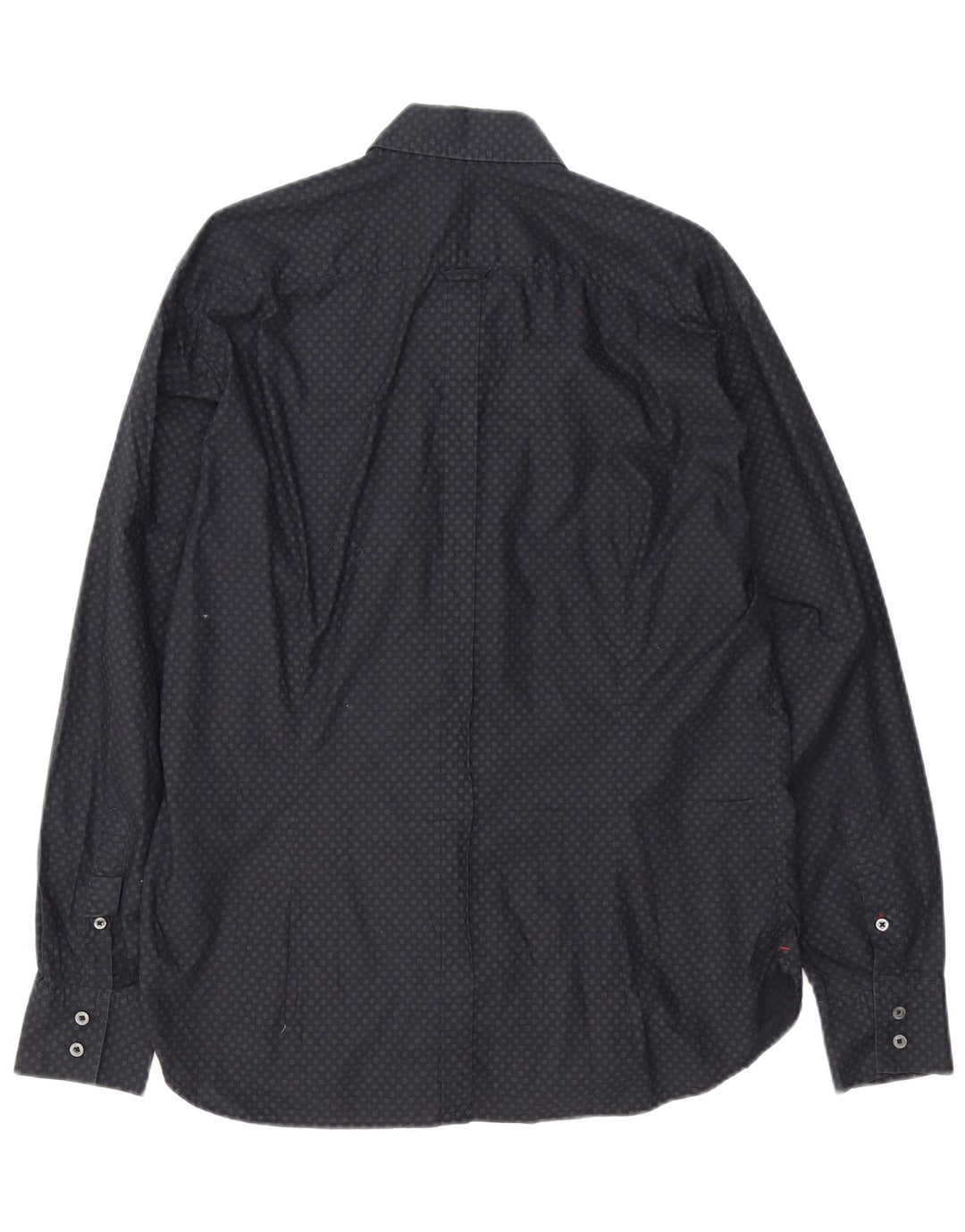 Camisa masculina Paul Smith Classic Fit XL algodão manchado preto
