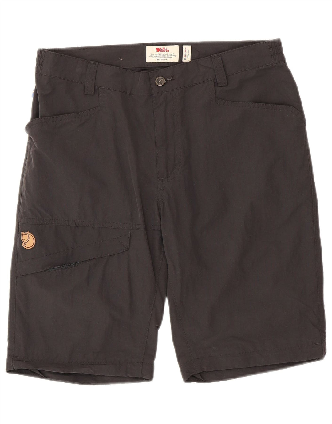 Shorts cargo feminino FJALL RAVEN EU 40 médio W31 preto