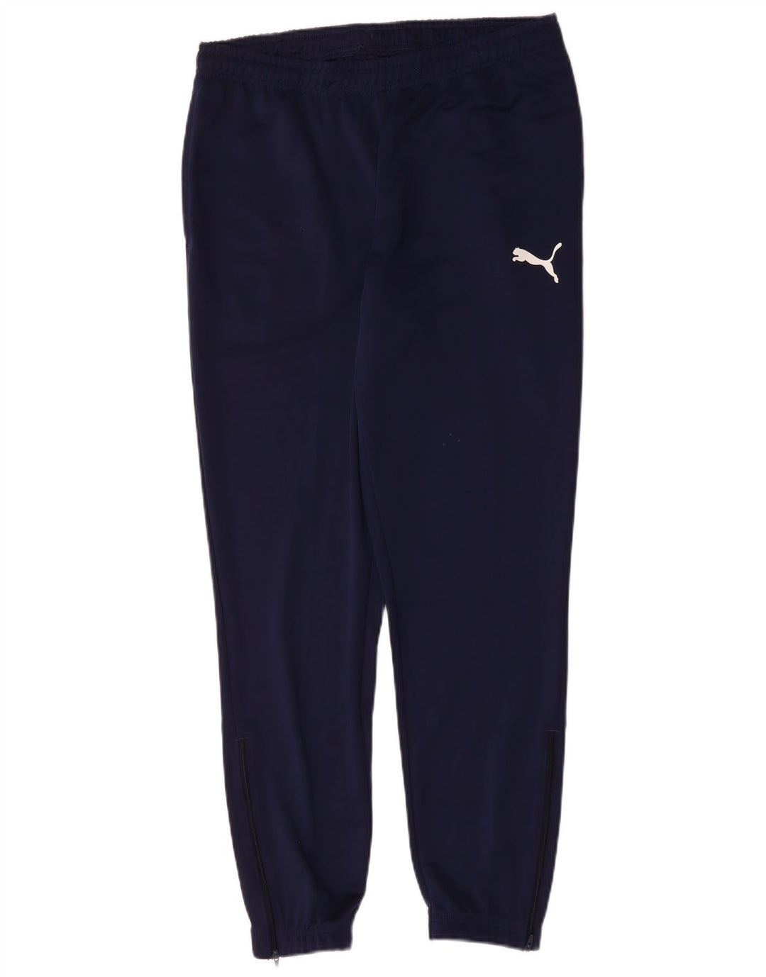 Calça de treino masculina PUMA joggers grande poliéster azul marinho