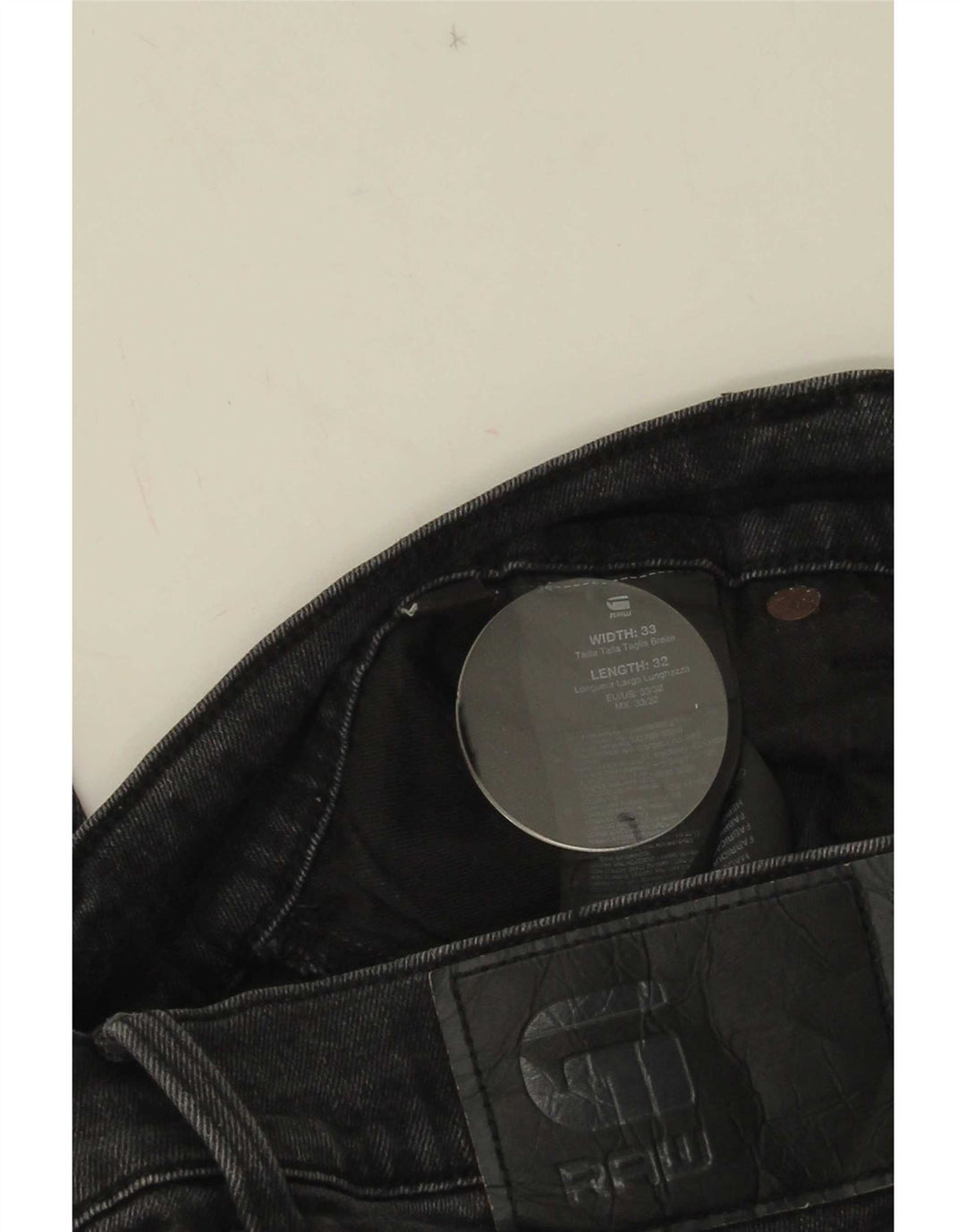 Jeans Slim Masculino G-Star W33 L32 Preto