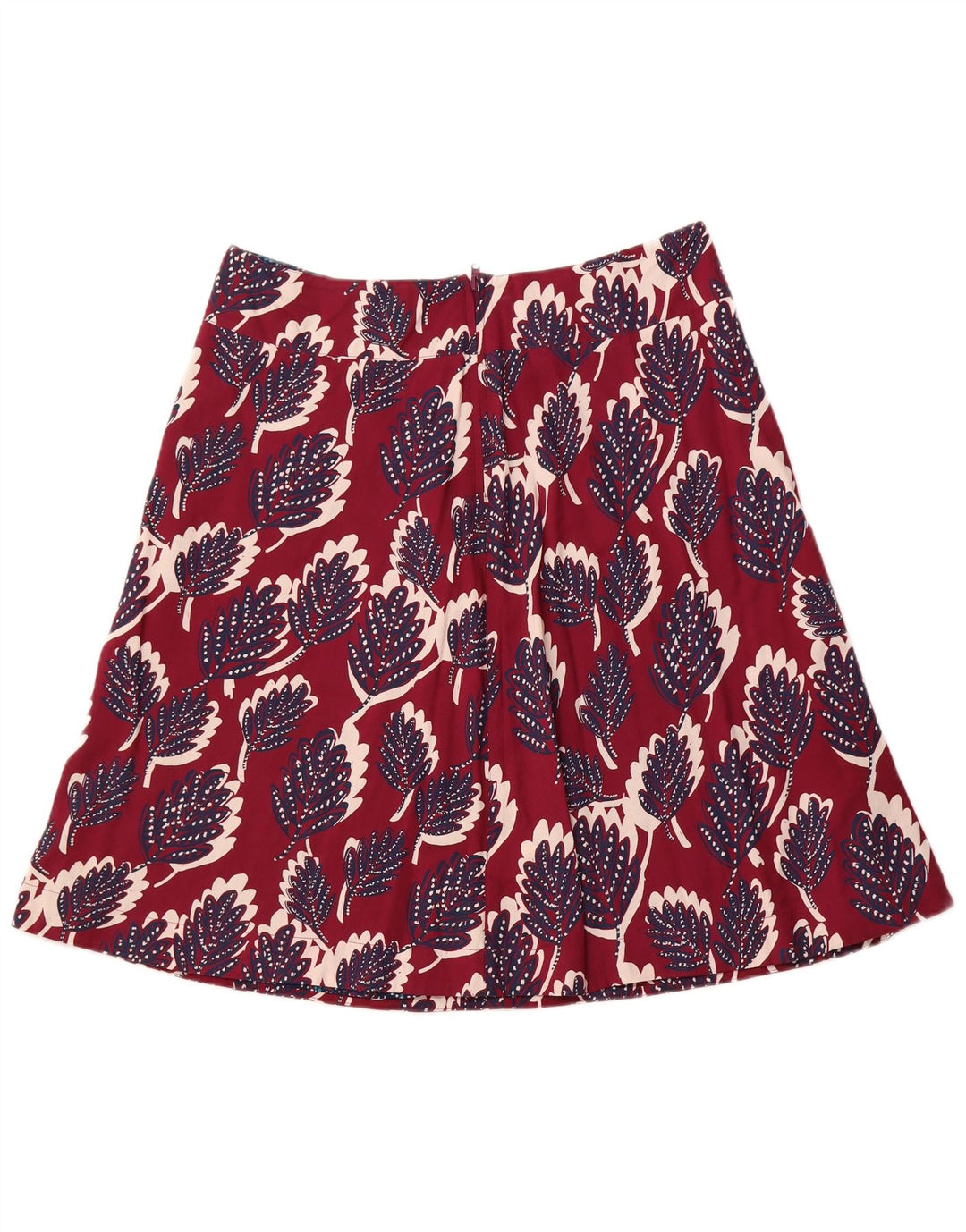 Saia feminina WHITE STUFF UK 14 grande W34 viscose floral rosa