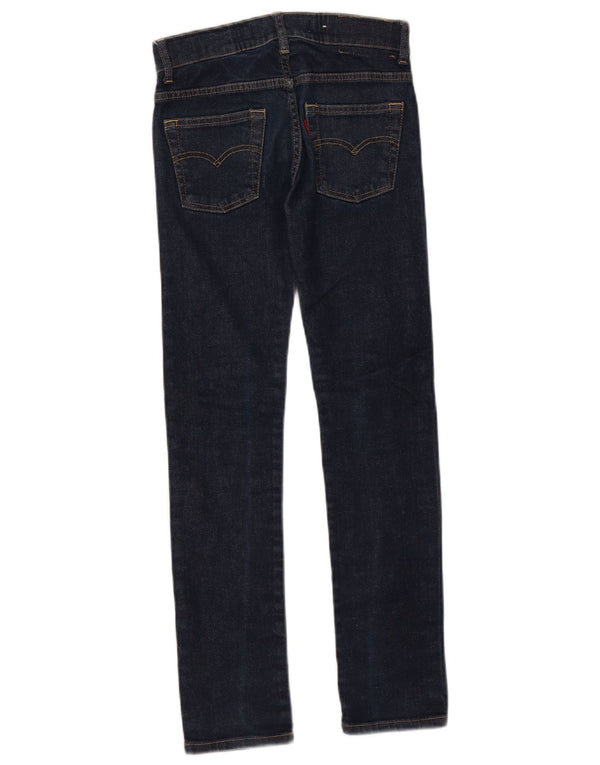 Levi's Girls 510 Skinny Jeans 9-10 Anos W23 L27 Azul Marinho Algodão