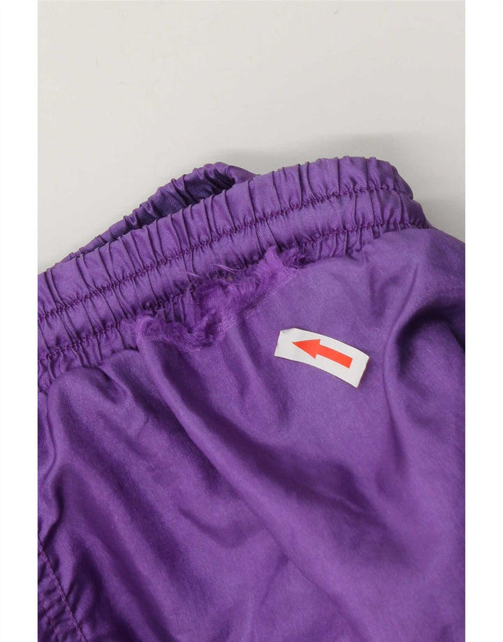 Calça de treino masculina ativa joggers grande poliamida geométrica roxa