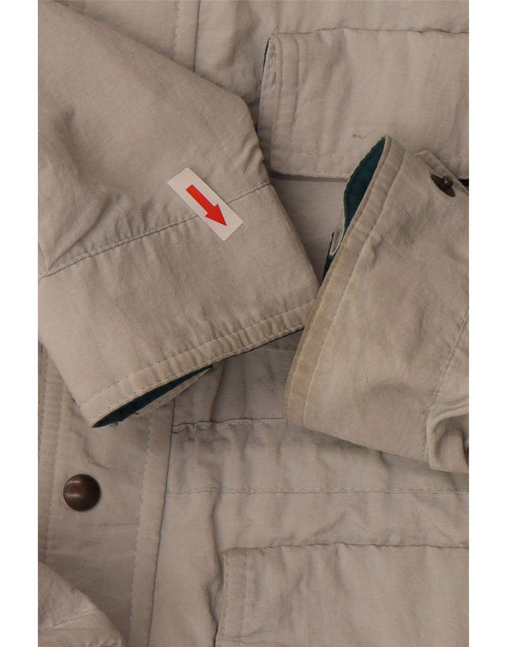Jaqueta de esqui masculina Schoffel EU 50 grande bloco colorido cinza