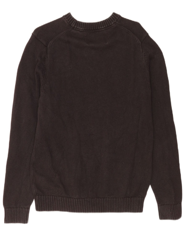 Suéter masculino Calvin Klein Jeans com gola redonda, preto médio clássico