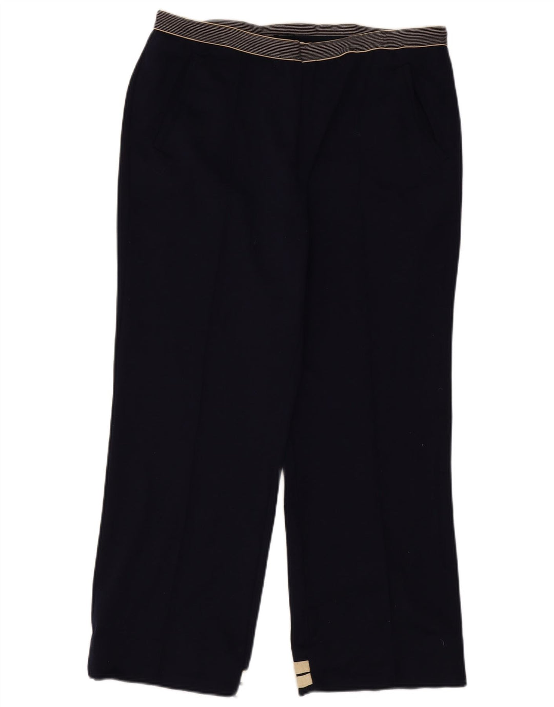 Calça de treino masculina Sergio Tacchini Crop IT 50 grande azul marinho