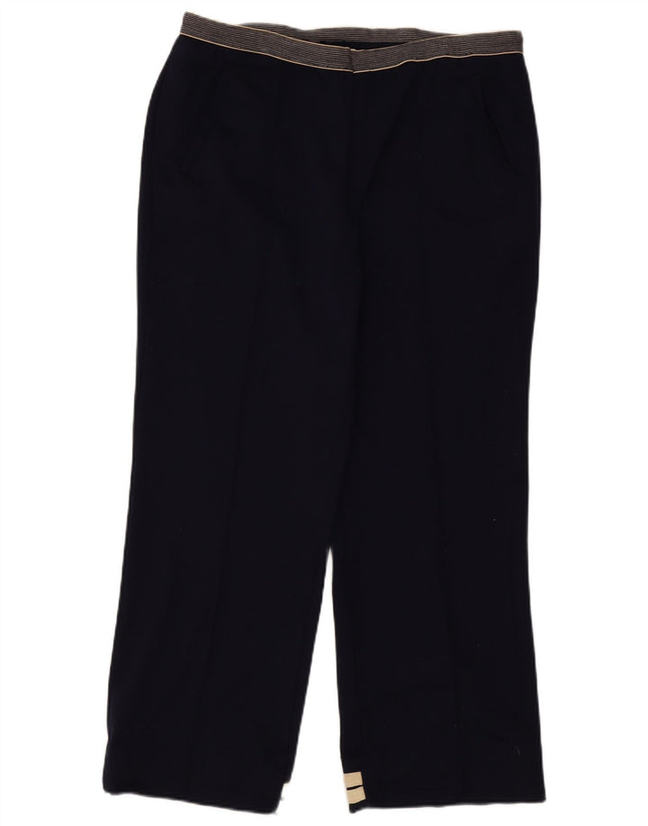 Calça de treino masculina Sergio Tacchini Crop IT 50 grande azul marinho