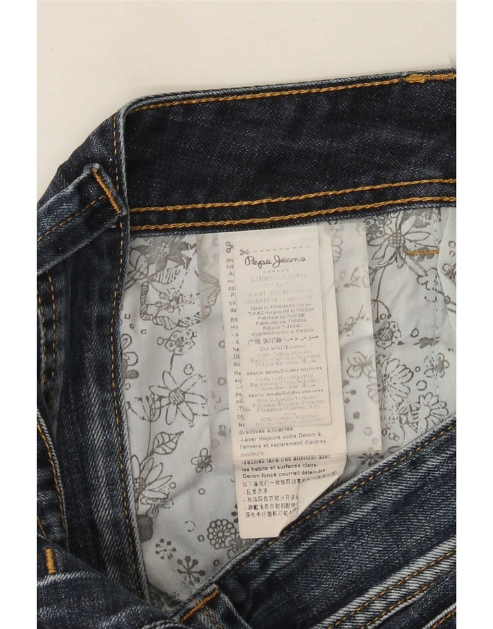 PEPE Jeans Feminino Solto W31 L34 Azul Algodão