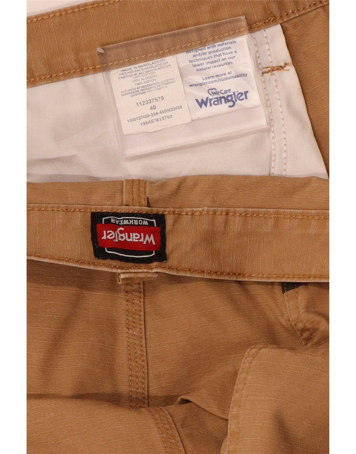Shorts cargo masculino Wrangler W40 XL algodão bege
