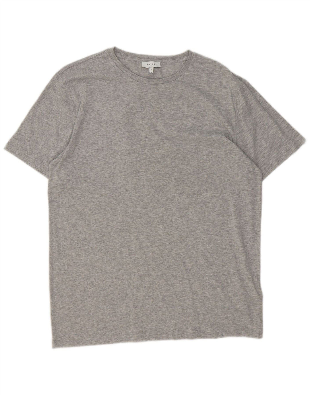 Camiseta masculina REISS Top grande algodão cinza
