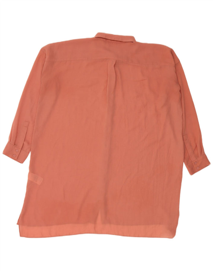 Cos Womens Camisa Oversized Vestido UE 36 Pequeno Poliéster Laranja