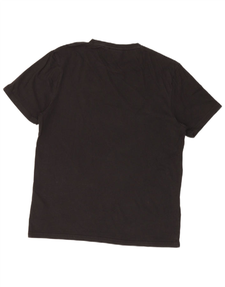 Camiseta masculina Lyle & Scott grande algodão preto