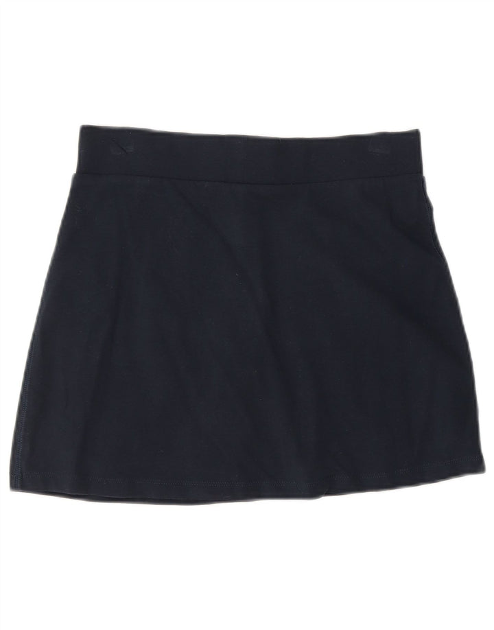 MARKS & SPENCER Menina Skort 11-12 Anos Azul Marinho Algodão
