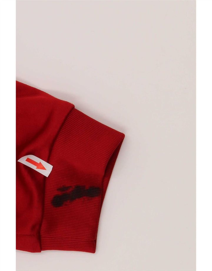 Adidas Mens Treino Top Jaqueta Grande Poliéster Vermelho