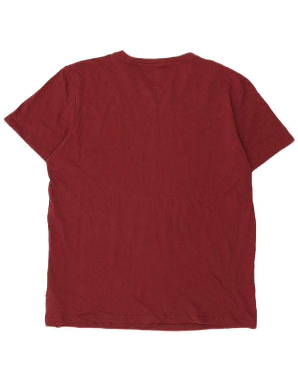Camiseta masculina Jack & Jones Top XL algodão Borgonha
