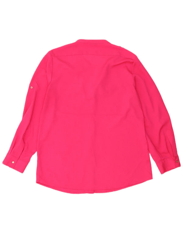Blusa camisa militar feminina Calvin Klein UK 18 XL rosa