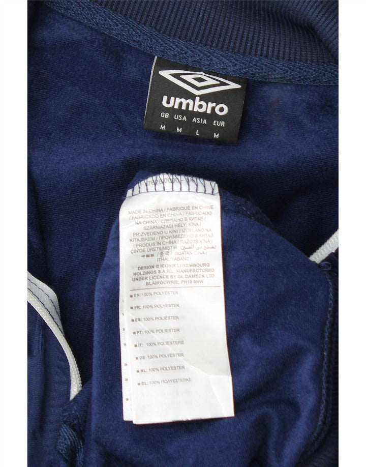 Umbro Mens Graphic Full Tracksuit Médio Azul Marinho Colourblock Poliéster