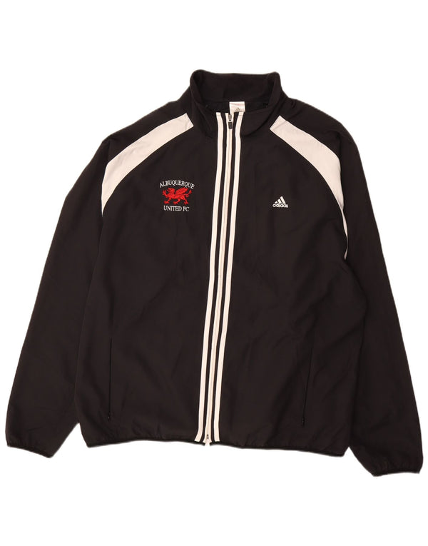 ADIDAS Mens Albuquerque United FC Tracksuit Top Jacket XL Black