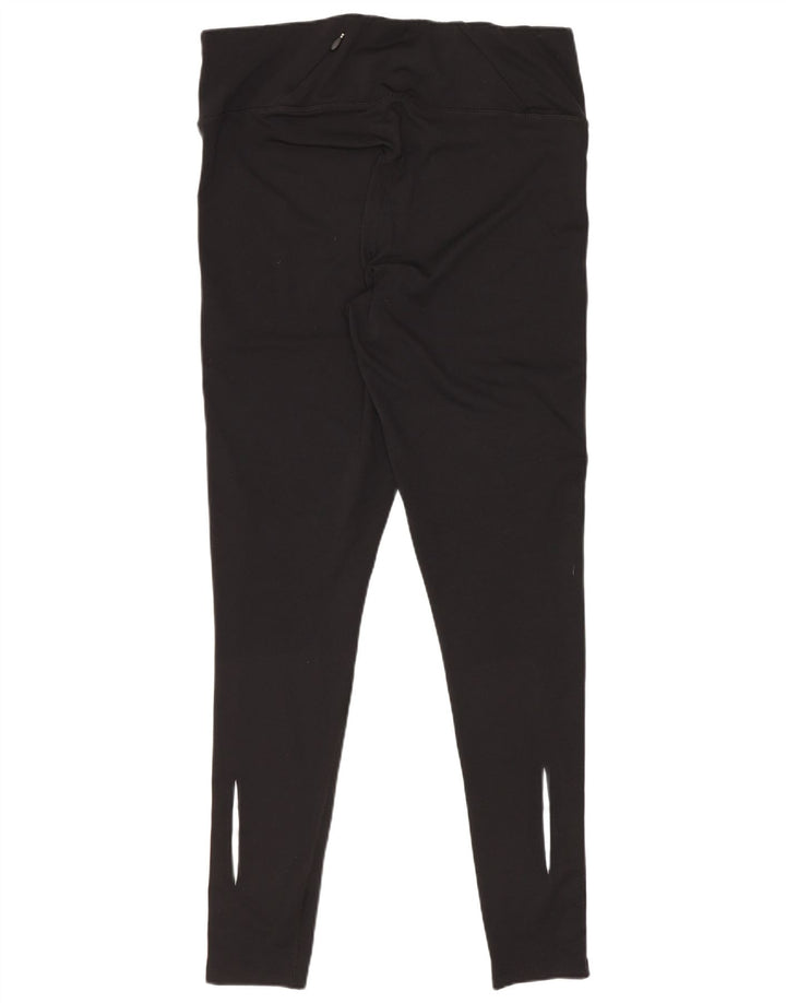 Leggings femininos Marks & Spencer UK 12 poliéster preto médio
