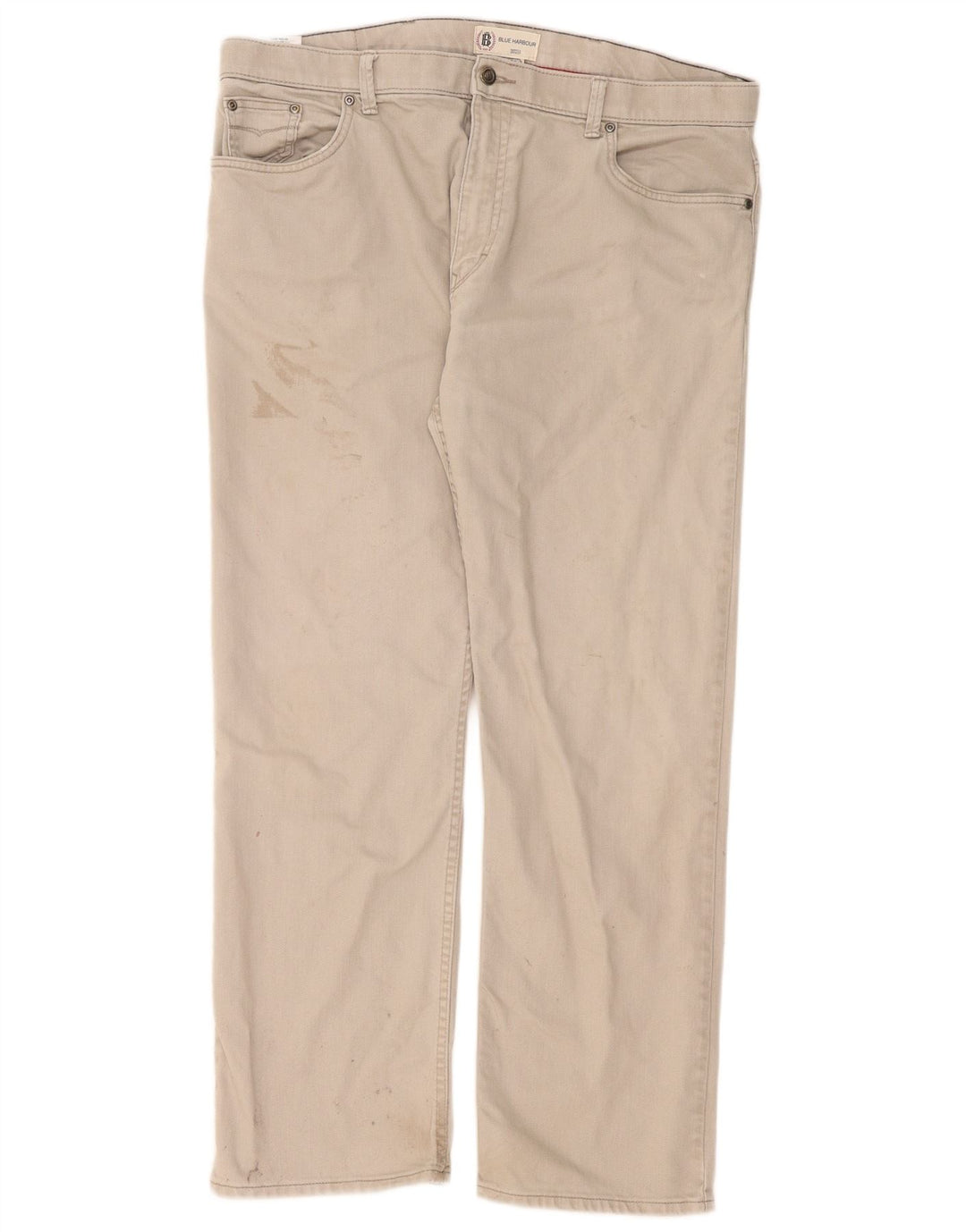 Jeans Marks & Spencer Masculino Blue Harbor Straight W40 L31 Algodão Cinza