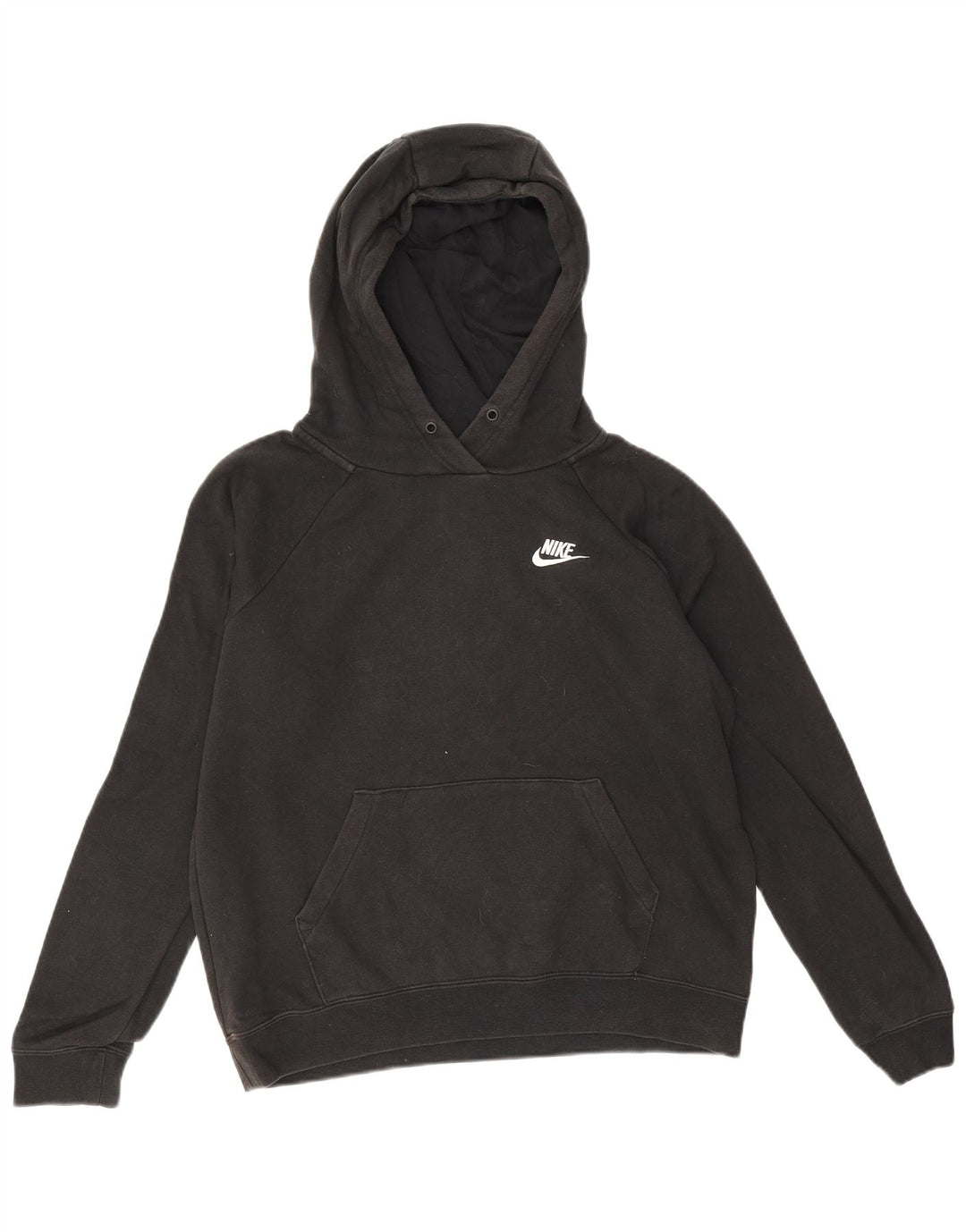 Nike Mens Hoodie Jumper Pequeno Algodão Preto