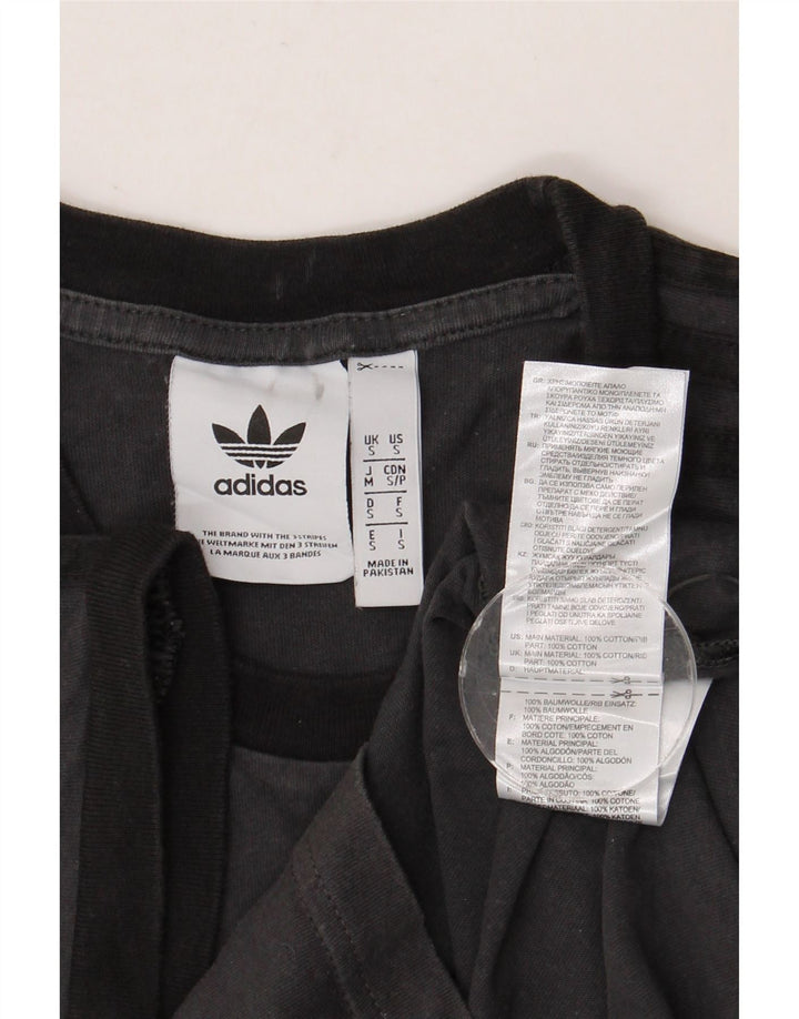 Camiseta masculina ADIDAS Top Small Grey Colourblock Cotton
