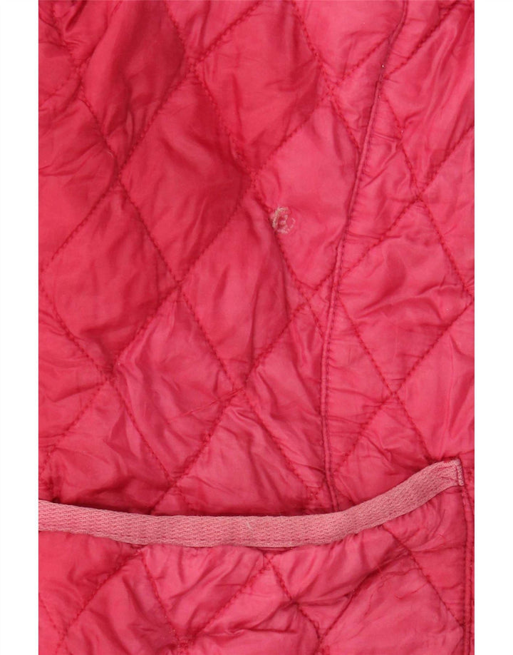 Colete acolchoado masculino Barbour UK 8 pequeno rosa
