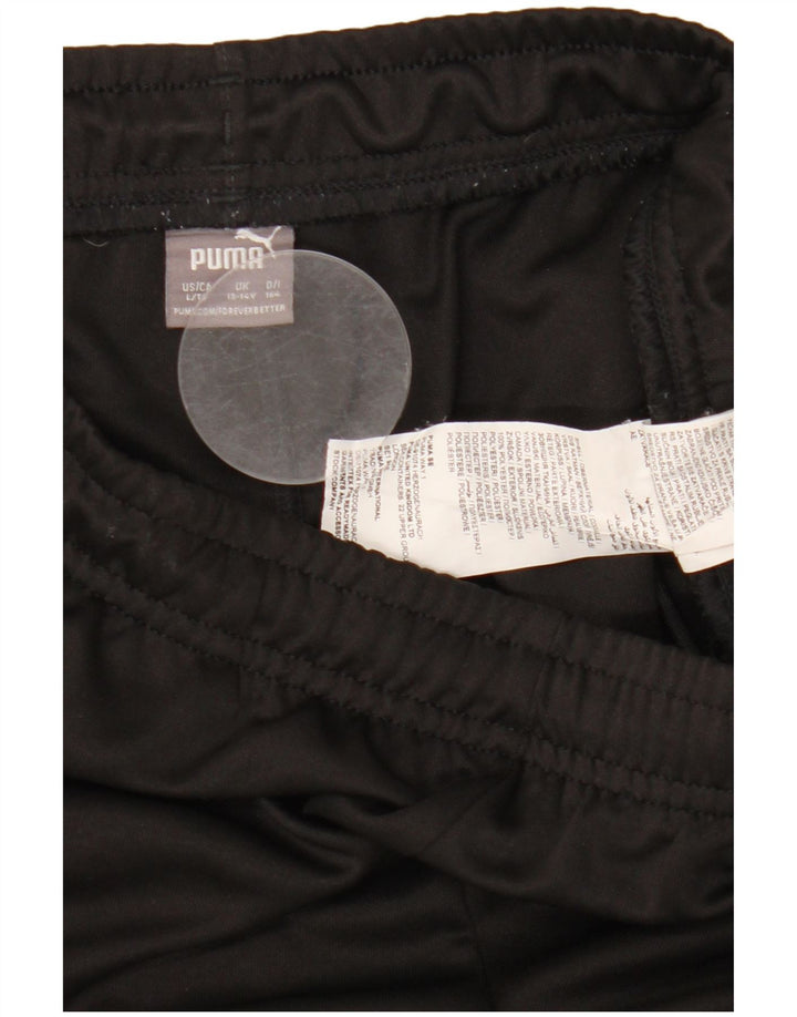 Calças de treino Puma Boys 13-14 anos preto colorblock poliéster