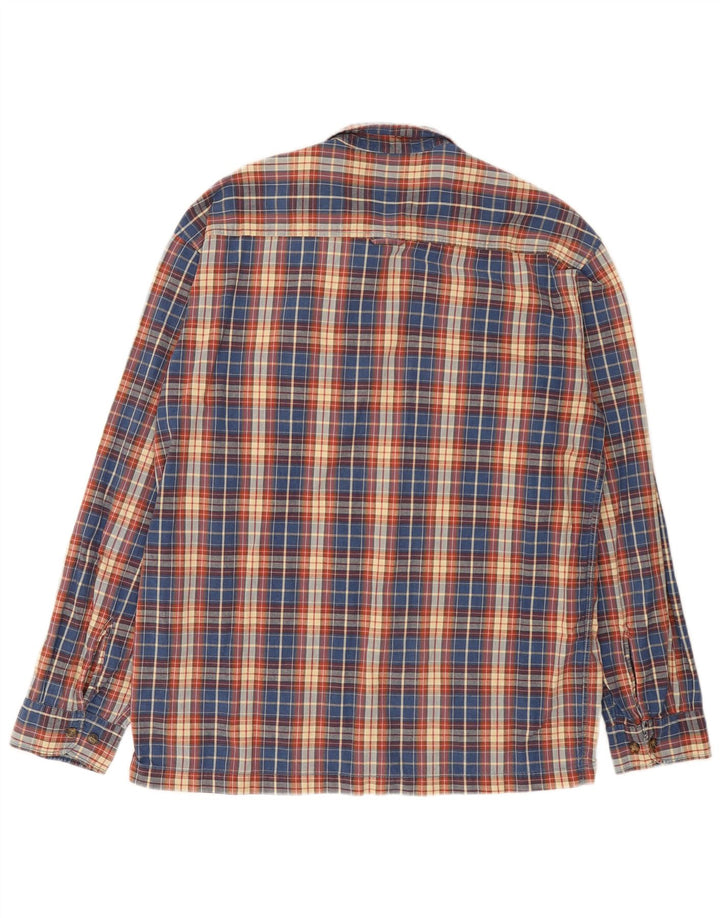 Camisa masculina de flanela Wrangler grande algodão xadrez multicolorido