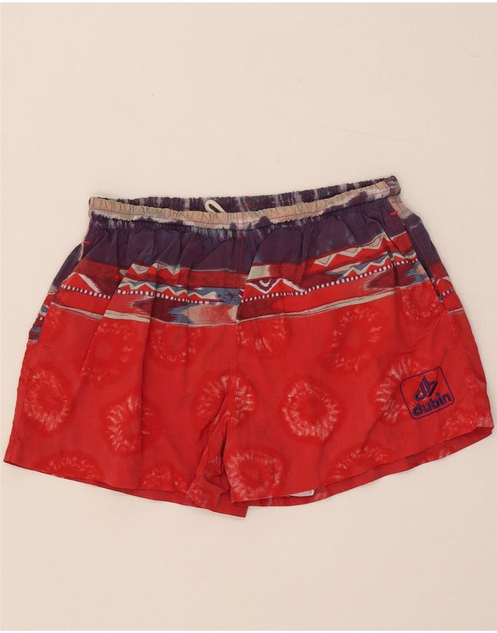 Shorts de natação masculino DUBIN 2XL vermelho tie-dye poliamida