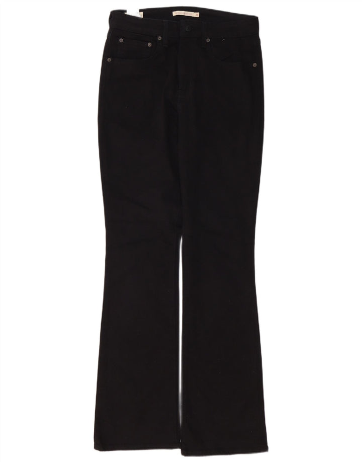 Calça jeans feminina LEVI'S 725 cintura alta bootcut W30 L32 algodão preto