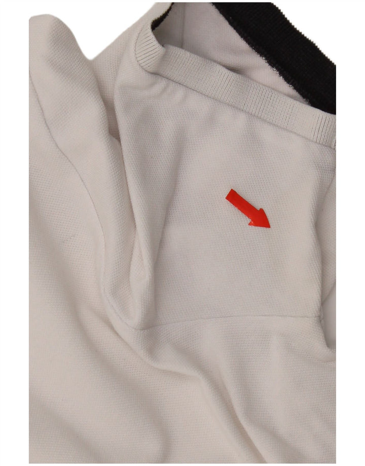 Adidas Mens Climalite Polo Shirt XL Branco Algodão