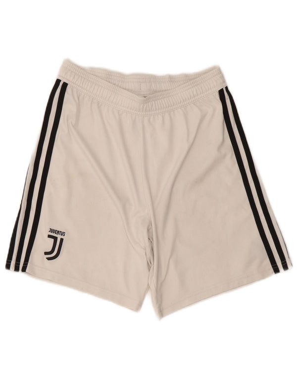 Adidas Mens Juventus Sport Shorts Pequeno Poliéster Branco