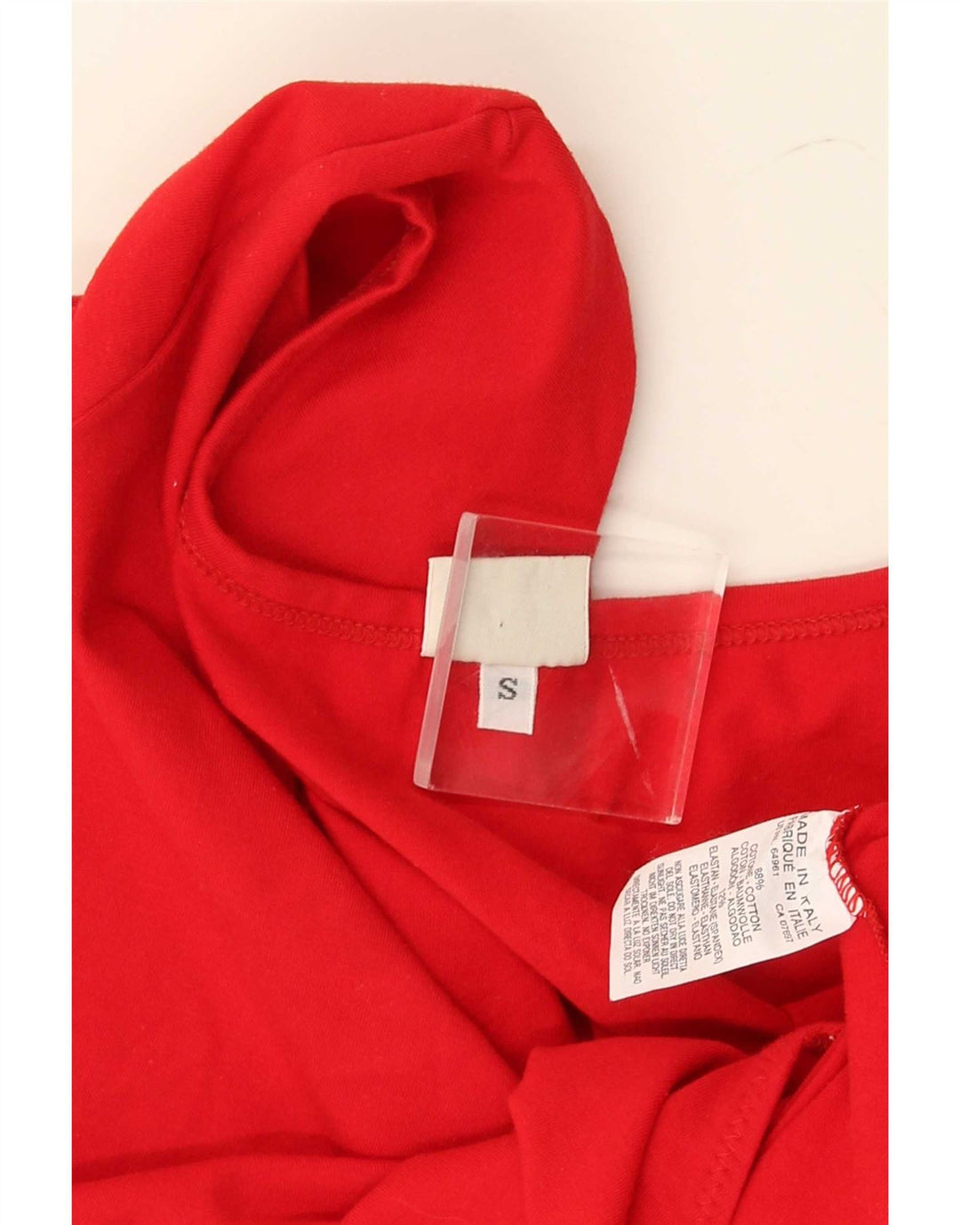 Body feminino Benetton UK 8 pequeno vermelho