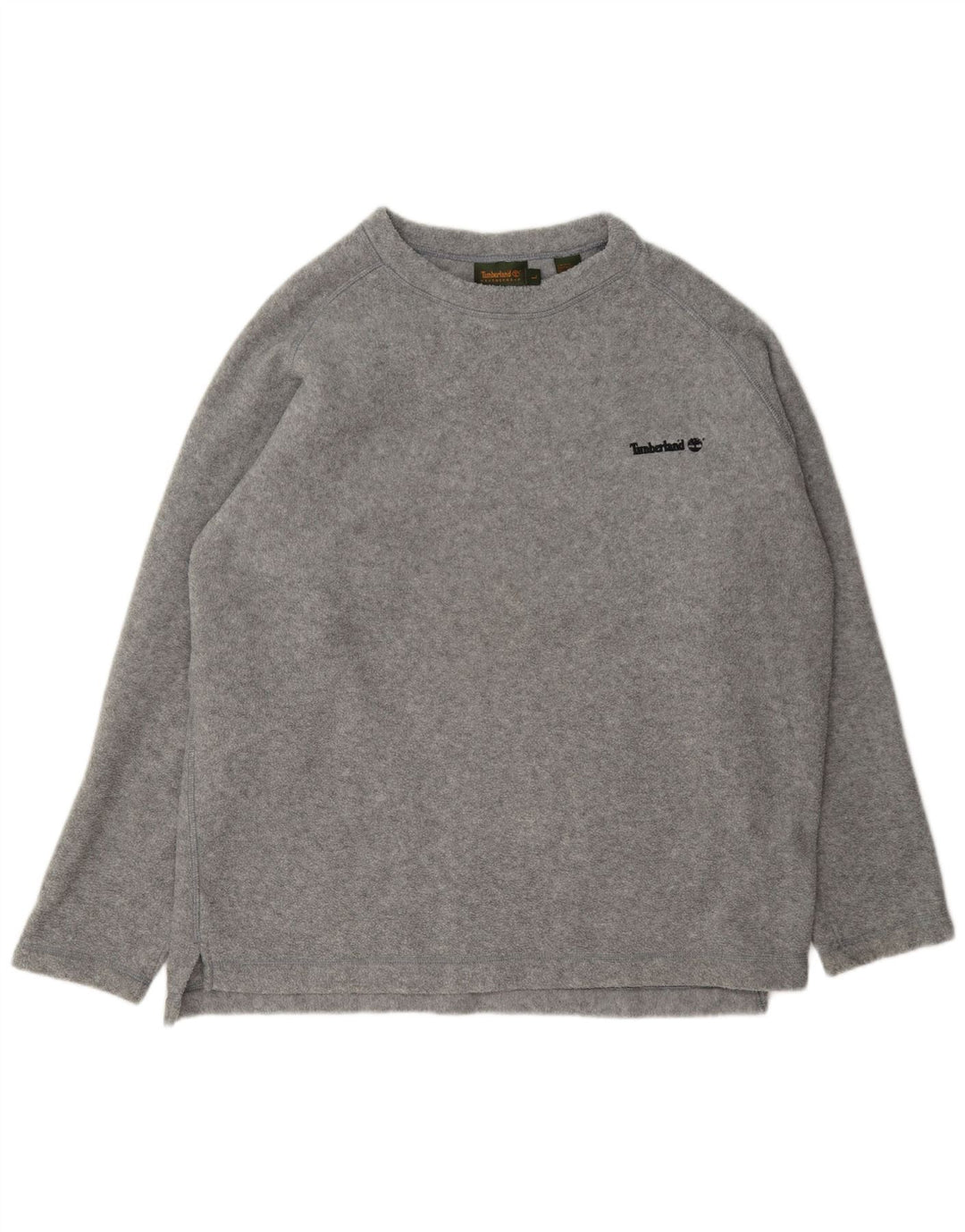 Timberland Casaco de lã masculino grande poliéster manchado cinza