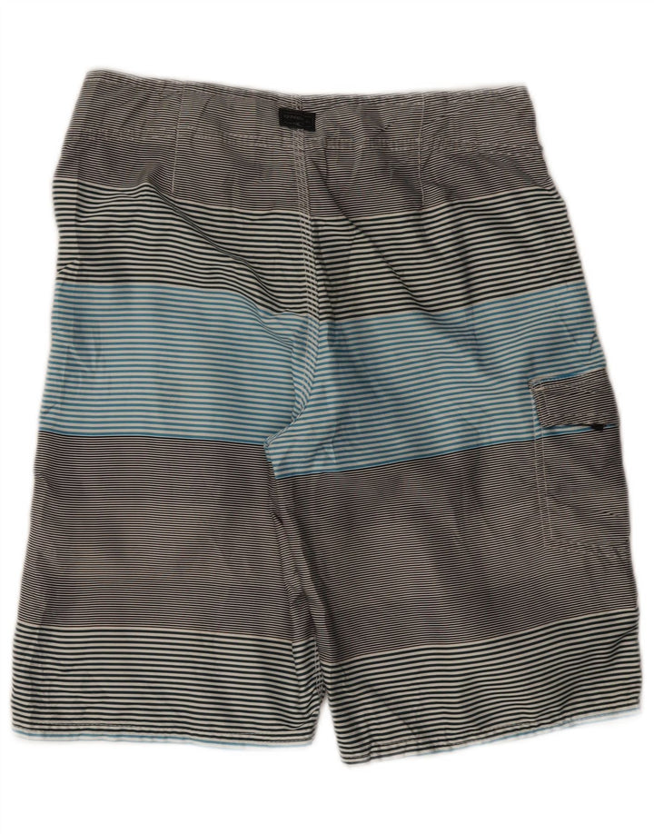 Shorts de natação masculino O'Neill pequeno poliéster listrado multicolorido