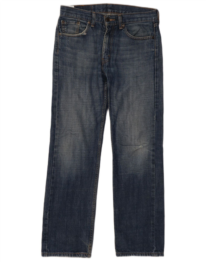 Jeans retos femininos Levi's W30 L30 algodão azul marinho