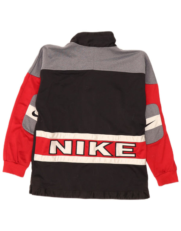 Jaqueta Nike Boys Graphic Tracksuit Top 12-13 anos grande bloco colorido preto
