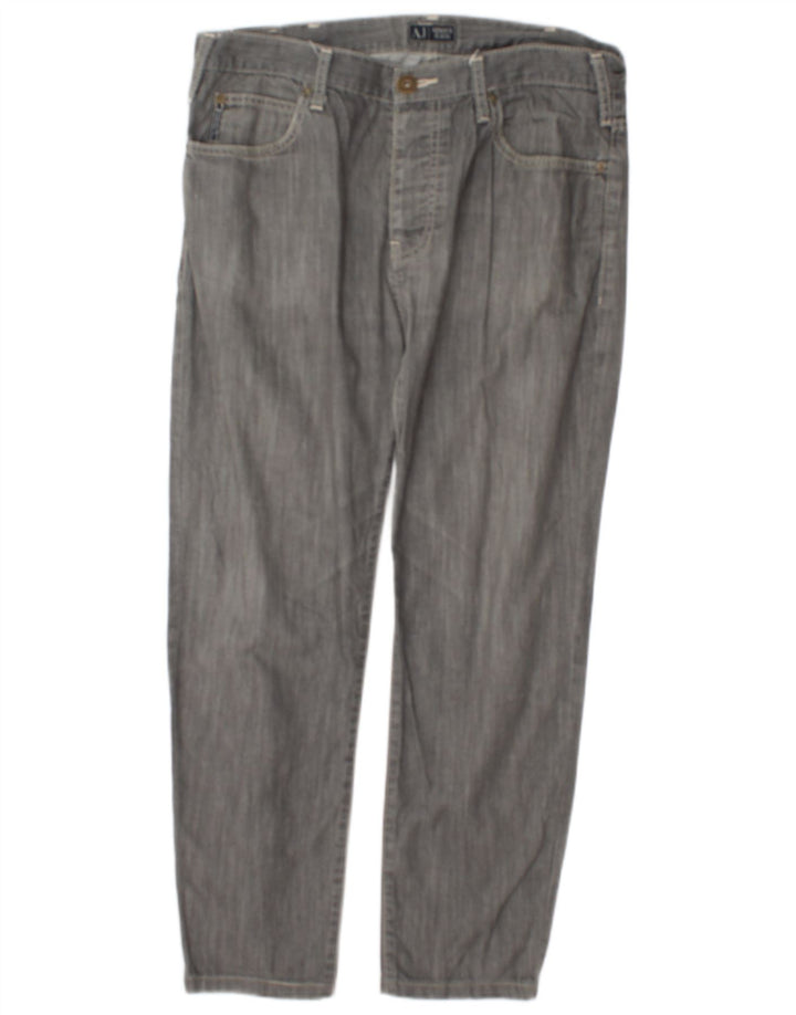Calça Jeans Slim Masculina Armani W33 L27 Cinza