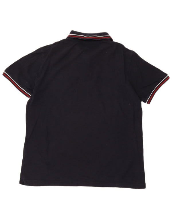 Camisa polo masculina Lotto médio algodão azul marinho