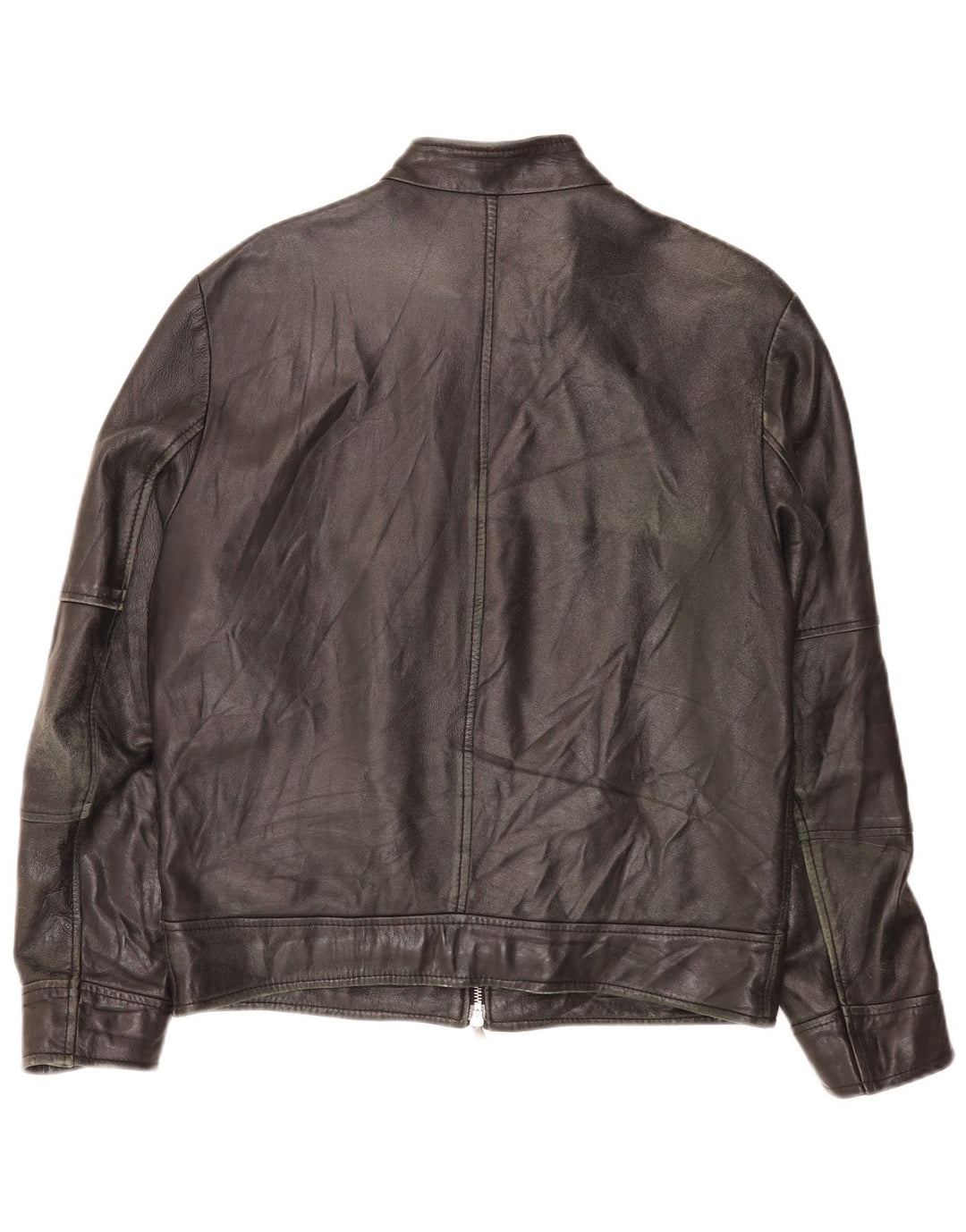 Bata Mens Bomber Jaqueta de Couro IT 50 Médio Preto