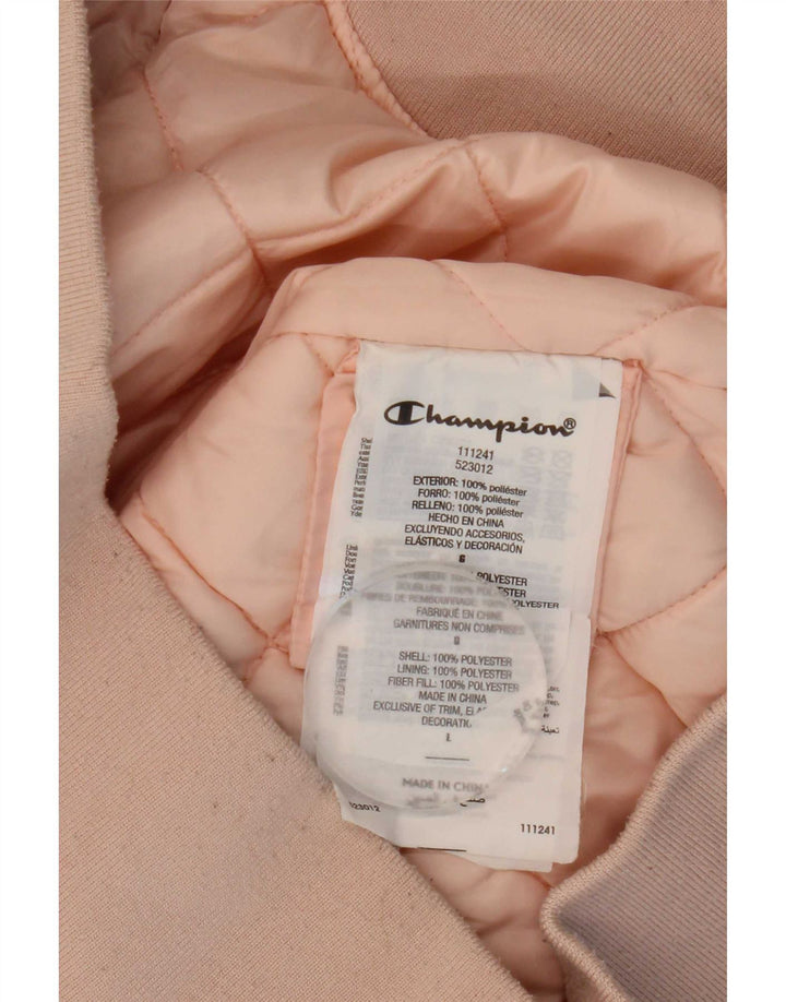 Jaqueta bomber feminina Champion IT 46 grande poliéster rosa