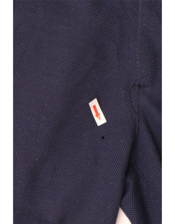 Zara Mens Chino Shorts Médio W31 Azul Marinho Poliéster