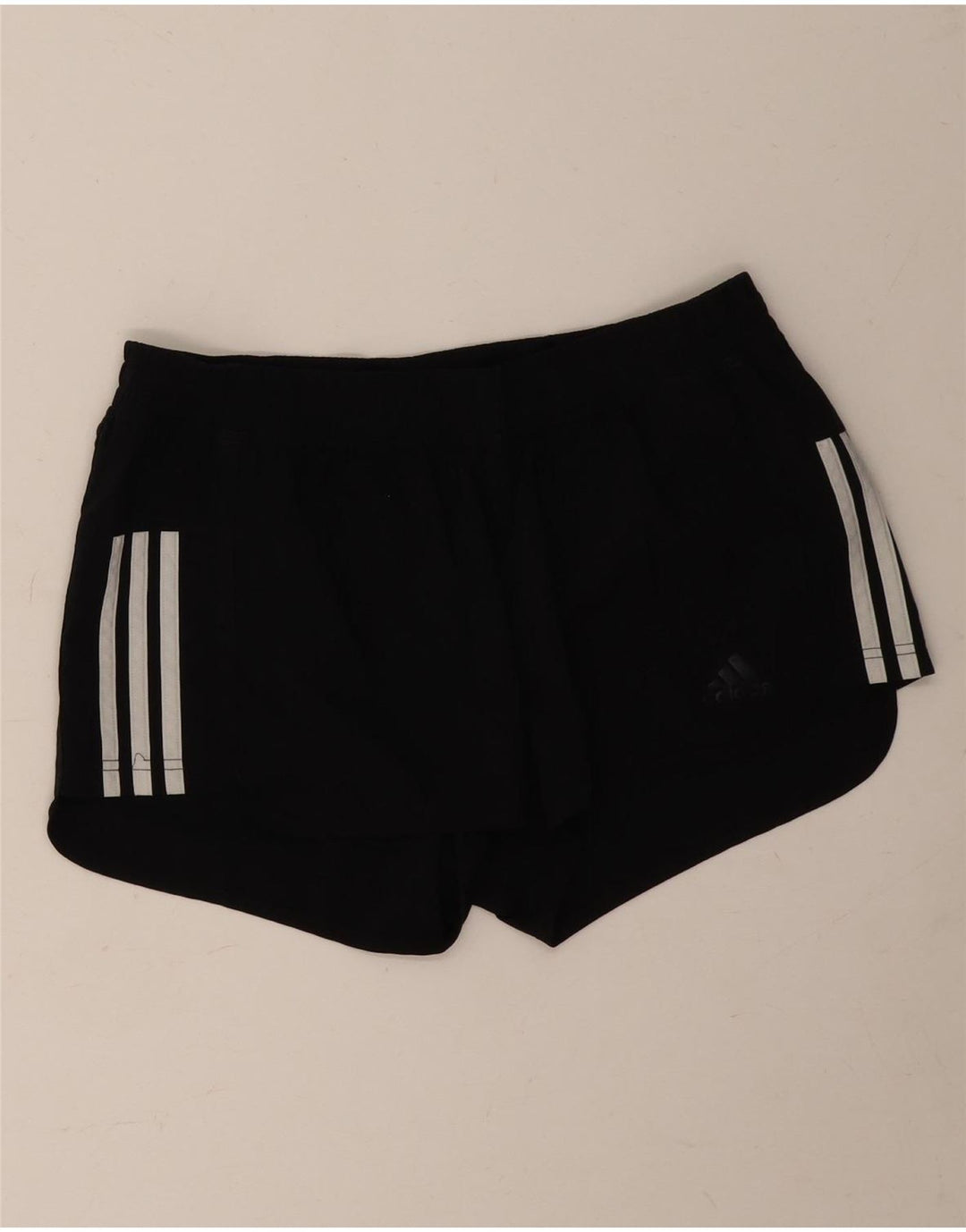 Adidas Womens Climalite Sport Shorts UK 12/14 Médio Preto Poliéster