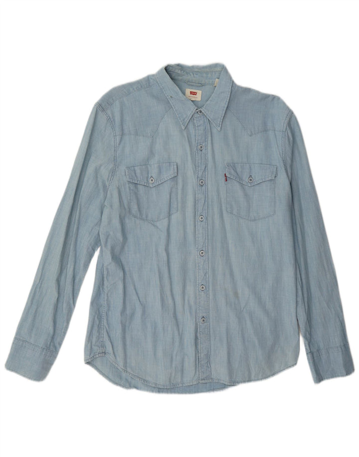 Camisa masculina Levi's grande azul