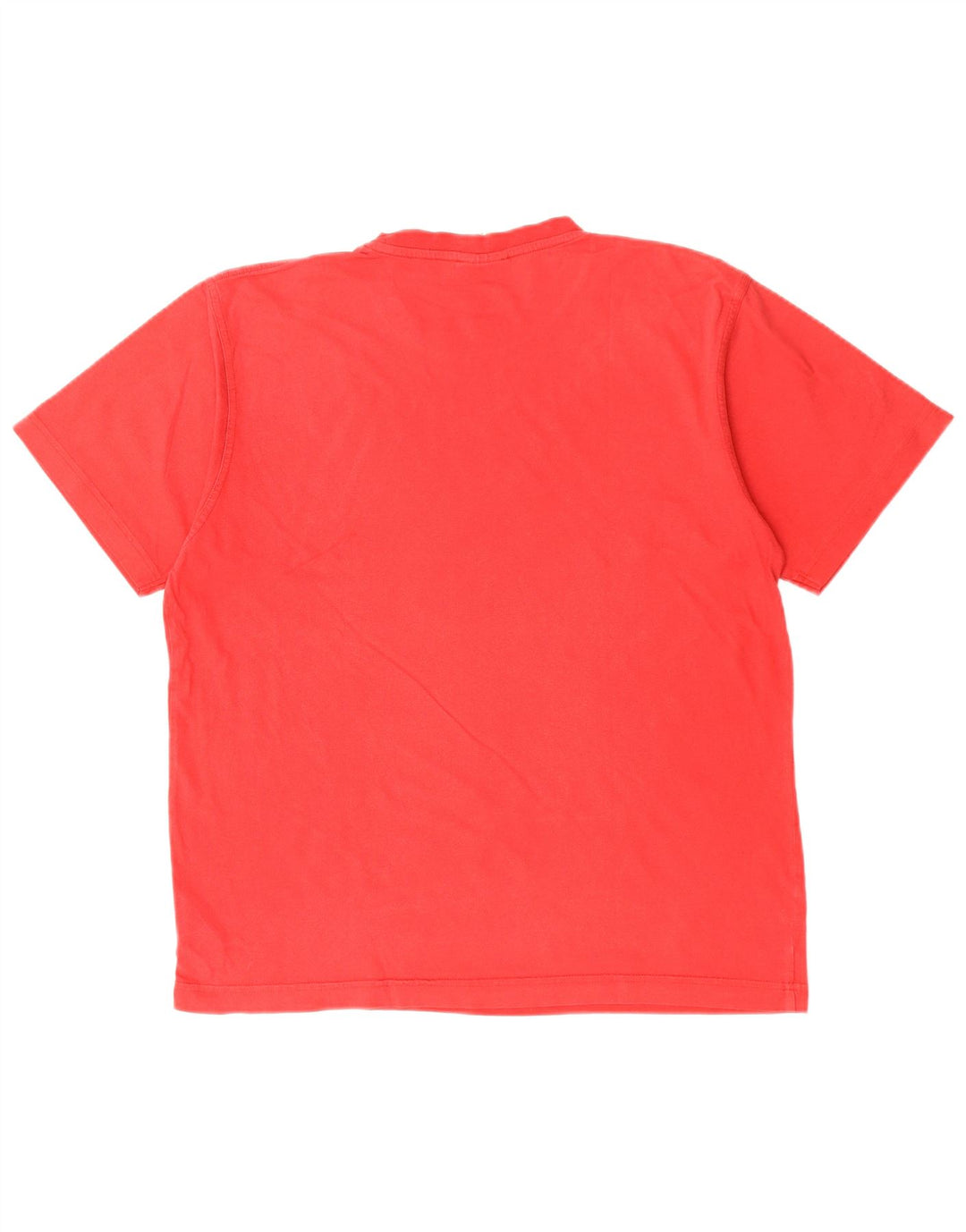 Camiseta gráfica masculina REEBOK Top médio algodão vermelho