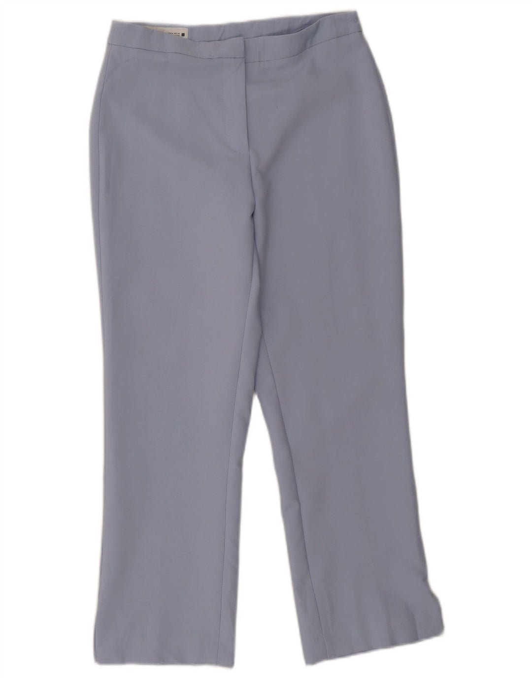 Calça feminina reta casual ZARA médio W28 L26 azul